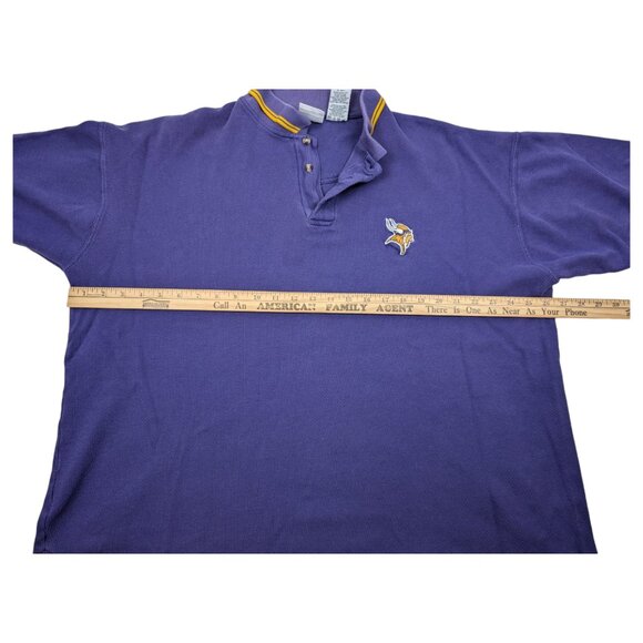 Vintage Minnesota Vikings NFL Polo Shirt Size XL *READ - Picture 10 of 11